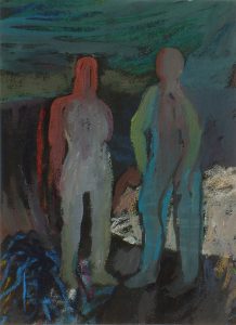 Engaged - Mixed-media On Card - 15x10cm - Out Of The Day & Into The Night