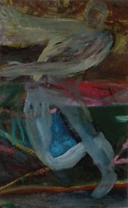 Fighting the Elements - Mixed-media On Card - 14.5x9cm - Out Of The Day & Into The Night