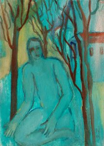 Nakedness - Mixed-media On Card - 15x11cm - Out Of The Day & Into The Night