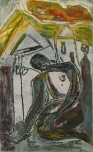 Sowing - Mixed-media On Card - 14.5x9cm - Out Of The Day & Into The Night