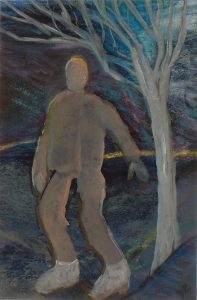 Winter Walk - Mixed-media On Card - 15x11cm - Out Of The Day & Into The Night