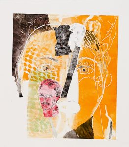 Familiar Call - Monotype - 59x48cm
