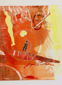 Happy New Year - Monotype - 54x39cm