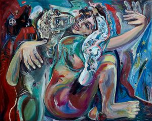 Intimacy - Oil On Canvas - 152x183cm