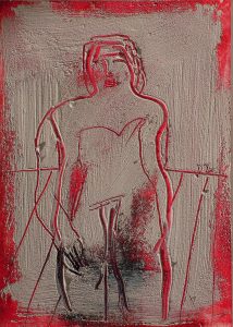 Knee High - Mixed-media - 15x10cm - House Of Dreams