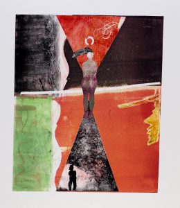 Ladys Prayer - Monotype - 56x45cm
