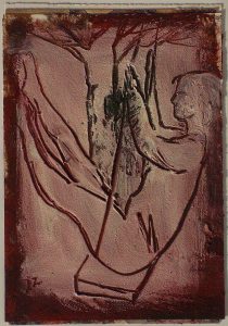 On the Swing - Mixed-media - 15x10cm - House Of Dreams
