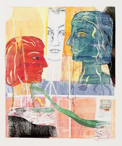 On The Face Of It - Monotype - 57x45cm