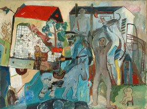 Playground - Mixed-media On Paper - 29x38cm - Out Of The Day & Into The Night