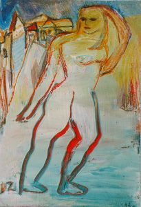 Sweltering Afternoon - Mixed-media On Card - 15x11cm - Out Of The Day & Into The Night