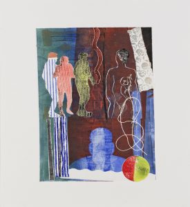 Time To Go - Monotype - 29x25cm