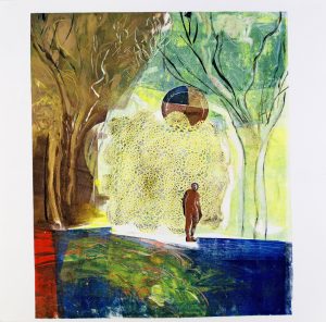 When Your Lover Has Gone - Monotype - 48x42cm