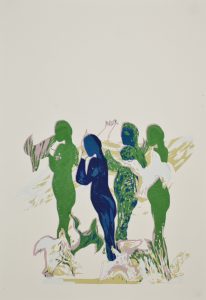 Women In Plight - Silk-Screen Print - 28x34cm