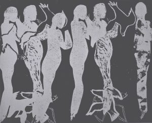 Women In Plight - Silk-Screen Print - 28x34cm