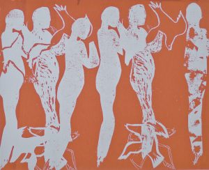 Women In Plight - Silk-Screen Print - 28x34cm