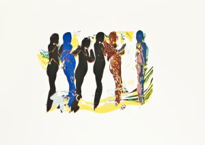Womens Plight - Silk-Screen Print - 51x70cm